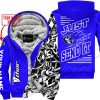 PREMIUM MX - LIMITED EDITION JUST FCKN GONNA SEND IT - CUSTOM NAME - THOR - BLUE - FLEECE ZIP HOOODIE