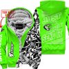 PREMIUM MX - LIMITED EDITION JUST FCKN GONNA SEND IT - CUSTOM NAME - THOR - GREEN - FLEECE ZIP HOOODIE