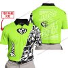 PREMIUM MX - LIMITED EDITION JUST FCKN GONNA SEND IT - CUSTOM NAME - THOR - GREEN 1 - POLO SHIRT