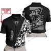 PREMIUM MX - LIMITED EDITION JUST FCKN GONNA SEND IT - CUSTOM NAME - TRIUMPH - BLACK - POLO SHIRT