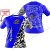 PREMIUM MX - LIMITED EDITION JUST FCKN GONNA SEND IT - CUSTOM NAME - TROY LEE DESIGNS - BLUE - T-SHIRT