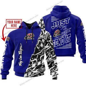 PREMIUM MX - LIMITED EDITION JUST FCKN GONNA SEND IT - CUSTOM NAME - TROY LEE DESIGNS - NAVY
