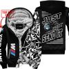 PREMIUM MX - LIMITED EDITION JUST FCKN GONNA SEND IT - CUSTOM NAME - BMW - BLACK - FLEECE ZIP HOODIE