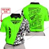 PREMIUM MX - LIMITED EDITION JUST FCKN GONNA SEND IT - CUSTOM NAME - FLY RACING - GREEN - POLO