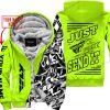 PREMIUM MX - LIMITED EDITION JUST FCKN GONNA SEND IT - CUSTOM NAME - FLY RACING - NEON - FLEECE ZIP HOODIE