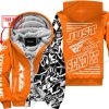 PREMIUM MX - LIMITED EDITION JUST FCKN GONNA SEND IT - CUSTOM NAME - FLY RACING - ORANGE - FLEECE ZIP HOODIE