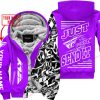 PREMIUM MX - LIMITED EDITION JUST FCKN GONNA SEND IT - CUSTOM NAME - FLY RACING - PURPLE - FLEECE ZIP HOODIE