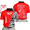 PREMIUM MX - LIMITED EDITION JUST FCKN GONNA SEND IT - CUSTOM NAME - FLY RACING - RED - POLO