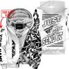 PREMIUM MX - LIMITED EDITION JUST FCKN GONNA SEND IT - CUSTOM NAME - FLY RACING - WHITE - FLEECE ZIP HOODIE
