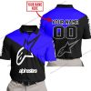 PREMIUM GIFT - CUSTOM NAME - ALPINESTARS - BLUE - POLO