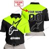 PREMIUM GIFT - CUSTOM NAME - ALPINESTARS - NEON - POLO