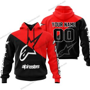 PREMIUM GIFT - CUSTOM NAME - ALPINESTARS - RED