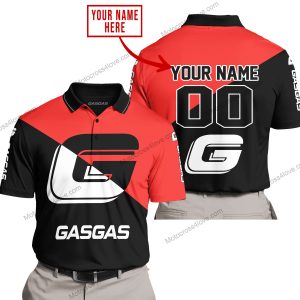 PREMIUM GIFT - CUSTOM NAME - GAS GAS - RED - POLO