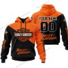 PREMIUM GIFT - CUSTOM NAME - HARLEY DAVIDSON - ORANGE