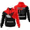 PREMIUM GIFT - CUSTOM NAME - HONDA - RED