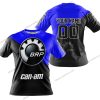 PREMIUM GIFT - CUSTOM NAME - CAN-AM - BLUE - T-SHIRT