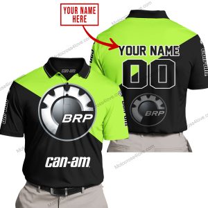 PREMIUM GIFT - CUSTOM NAME - CAN-AM - GREEN 1 - POLO