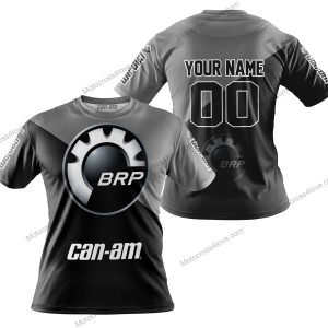 PREMIUM GIFT - CUSTOM NAME - CAN-AM - GREY - T-SHIRT