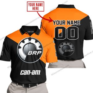 PREMIUM GIFT - CUSTOM NAME - CAN-AM - ORANGE - POLO