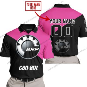 PREMIUM GIFT - CUSTOM NAME - CAN-AM - PINK 1 - POLO