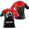 PREMIUM GIFT - CUSTOM NAME - CAN-AM - RED - T-SHIRT