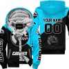 PREMIUM GIFT - CUSTOM NAME - CAN-AM - SKY BLUE - FLEECE ZIP HOODIE