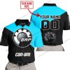 PREMIUM GIFT - CUSTOM NAME - CAN-AM - SKY BLUE - POLO