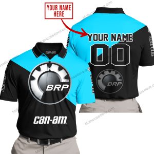 PREMIUM GIFT - CUSTOM NAME - CAN-AM - SKY BLUE - POLO