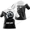 PREMIUM GIFT - CUSTOM NAME - CAN-AM - WHITE - T-SHIRT