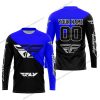 PREMIUM GIFT - CUSTOM NAME - FLY RACING - BLUE - JERSEY
