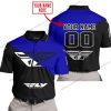 PREMIUM GIFT - CUSTOM NAME - FLY RACING - NAVY - POLO