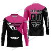 PREMIUM GIFT - CUSTOM NAME - FLY RACING - PINK 1 - JERSEY
