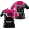 PREMIUM GIFT - CUSTOM NAME - FLY RACING - PINK 1 - T-SHIRT