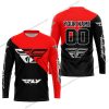 PREMIUM GIFT - CUSTOM NAME - FLY RACING - RED - JERSEY