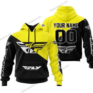 PREMIUM GIFT - CUSTOM NAME - FLY RACING - YELLOW