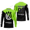 PREMIUM GIFT - CUSTOM NAME - HUSQVARNA - GREEN 1 - JERSEY