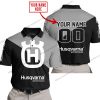 PREMIUM GIFT - CUSTOM NAME - HUSQVARNA - GREY - POLO