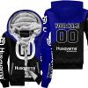 PREMIUM GIFT - CUSTOM NAME - HUSQVARNA - NAVY - FLEECE ZIP HOODIE