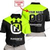 PREMIUM GIFT - CUSTOM NAME - HUSQVARNA - NEON - POLO