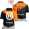 PREMIUM GIFT - CUSTOM NAME - HUSQVARNA - ORANGE - POLO