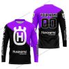 PREMIUM GIFT - CUSTOM NAME - HUSQVARNA - PURPLE - JERSEY