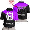 PREMIUM GIFT - CUSTOM NAME - HUSQVARNA - PURPLE - POLO