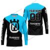 PREMIUM GIFT - CUSTOM NAME - HUSQVARNA - SKY BLUE- JERSEY