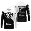 PREMIUM GIFT - CUSTOM NAME - THOR RACING - WHITE - JERSEY