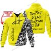 TOO FAST TO LIVE TOO YOUNG TO DIE - LIMITED EDITION - CUSTOM NAME - ALPINESTARS - YELLOW