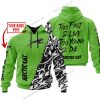 TOO FAST TO LIVE TOO YOUNG TO DIE - LIMITED EDITION - CUSTOM NAME - ARCTIC CAT - GREEN