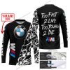 TOO FAST TO LIVE TOO YOUNG TO DIE - LIMITED EDITION - CUSTOM NAME - BMW - BLACK - JERSEY