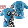 TOO FAST TO LIVE TOO YOUNG TO DIE - LIMITED EDITION - CUSTOM NAME - BMW - SKY BLUE - T-SHIRT