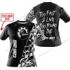 TOO FAST TO LIVE TOO YOUNG TO DIE - LIMITED EDITION - CUSTOM NAME - CAN AM - BLACK - T-SHIRT