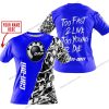 TOO FAST TO LIVE TOO YOUNG TO DIE - LIMITED EDITION - CUSTOM NAME - CAN AM - BLUE - T-SHIRT